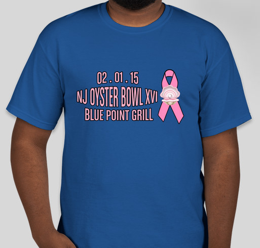 NJ Oyster Bowl XVI Fundraiser - unisex shirt design - front