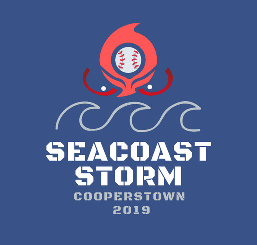 HYA Seacoast Storm - Cooperstown 2019 shirt design - zoomed