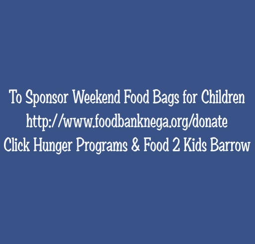 FOOD 2 KIDS BARROW COUNTY, GA - HELP END CHILDHOOD HUNGER! shirt design - zoomed