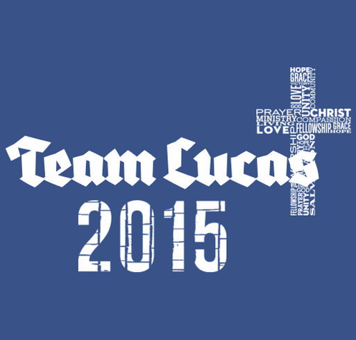 Team Lucas Fox shirt design - zoomed