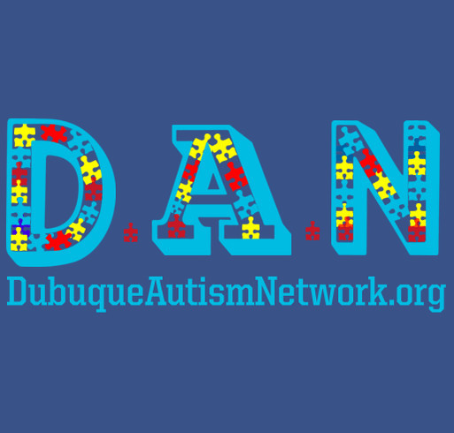 Dubuque Autism Network Corp. shirt design - zoomed