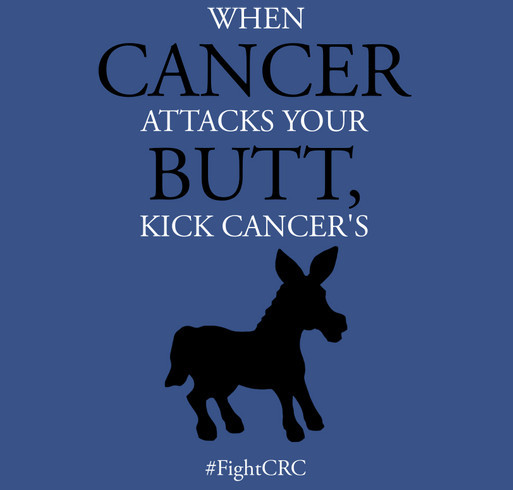 Fight Colorectal Cancer shirt design - zoomed
