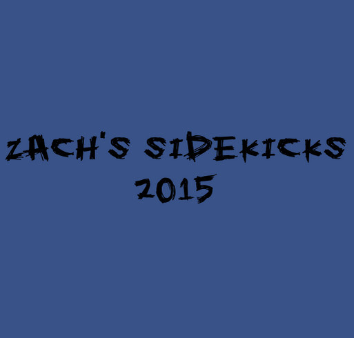 Zach's Sidekicks Great Strides Team shirt design - zoomed