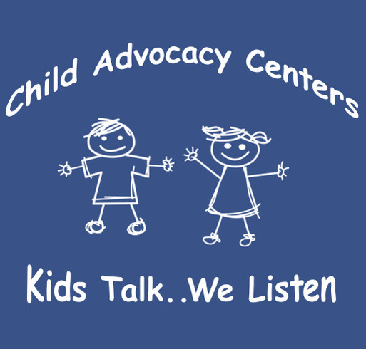 Child Advocacy Centers for Child Abuse Prevention Month shirt design - zoomed