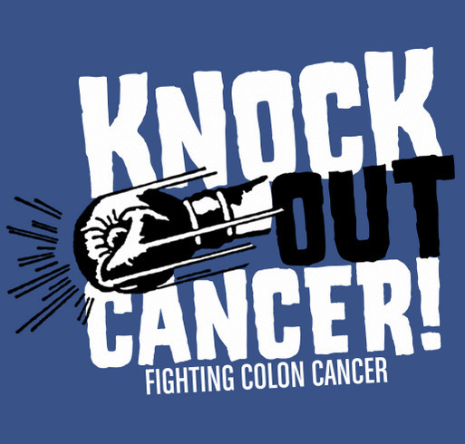 Colon Cancer Fundraiser shirt design - zoomed