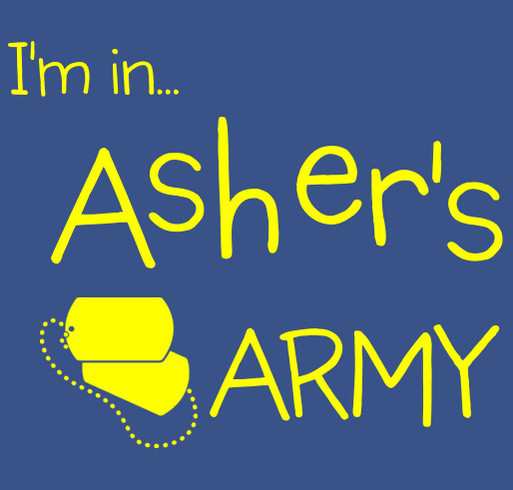 Asher's Army shirt design - zoomed