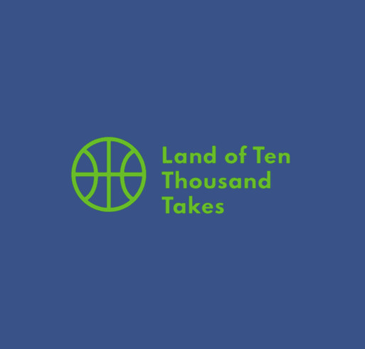 Land of Ten Thousand Takes Podcast shirt design - zoomed