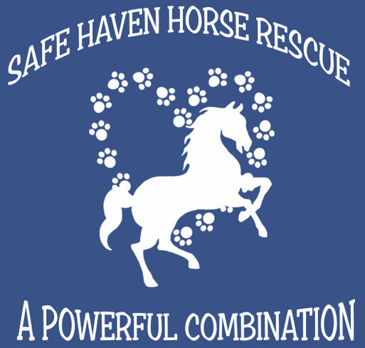 SAFE HAVEN HORSE RESCUE OF VA shirt design - zoomed