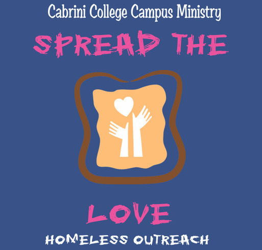 Cabrini College Campus Ministry: Homeless Outreach shirt design - zoomed