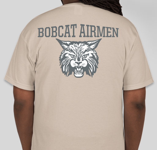 Bobcat Airmen Booster Club Fundraiser - unisex shirt design - back