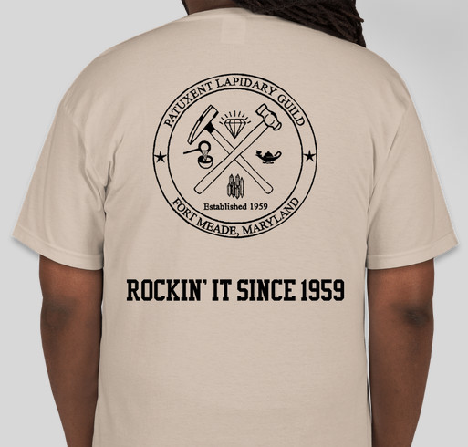 Patuxent Lapidary Guild, Inc. Fundraiser Fundraiser - unisex shirt design - back