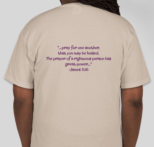 Cayli Faith's Support Group Fundraiser - unisex shirt design - back