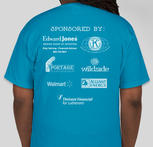Kiwanis Ride to Read Fundraiser - unisex shirt design - back