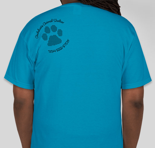 Adopt Don't Shop!!! Fundraiser - unisex shirt design - back