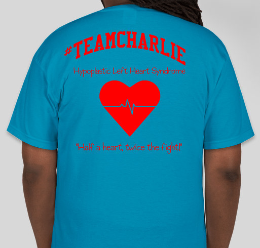 Charlie Allen - HLHS Fundraiser - unisex shirt design - back
