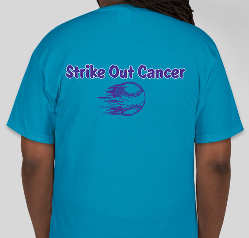 Richmond Ruckus-Strike Out Cancer Fundraiser - unisex shirt design - back