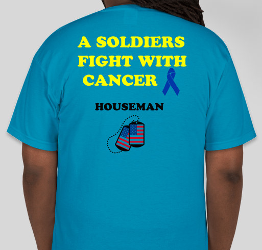 Tyrell's Battle-A Soldiers Fight with Cancer Fundraiser - unisex shirt design - back