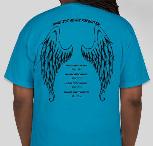 El Valle Family Reunion Fundraiser - unisex shirt design - back