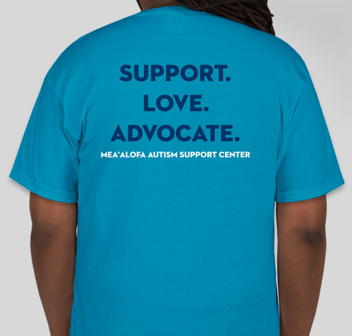 Autism Awareness Month at MASC Fundraiser - unisex shirt design - back