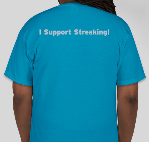 Dreamforce 2014 Run Streak Supporter Fundraiser - unisex shirt design - back