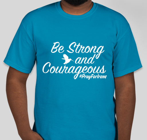 Pray for Irene Fundraiser - unisex shirt design - front