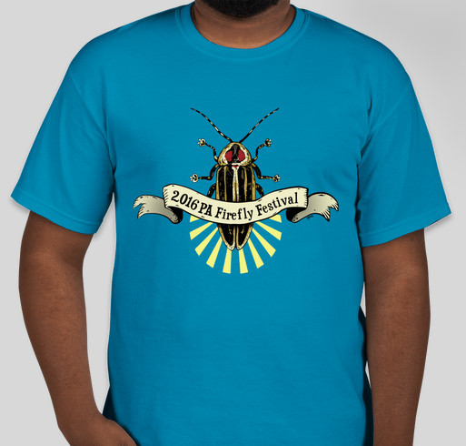 4th Annual PA Firefly Festival Fundraiser - unisex shirt design - front