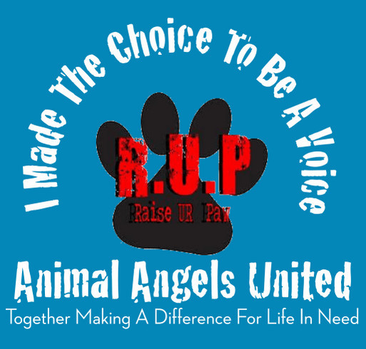 Animal Angels United shirt design - zoomed