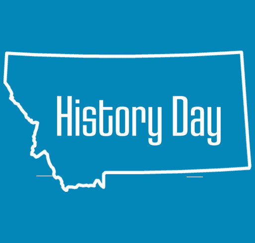 Montana National History Day shirt design - zoomed