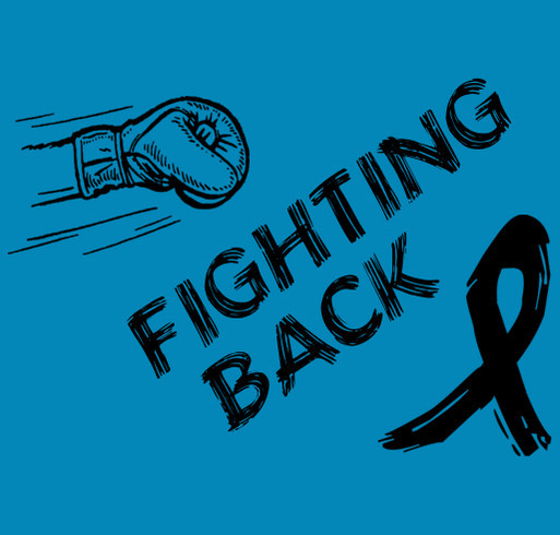 Ronnie Peacock's fight against cancer shirt design - zoomed