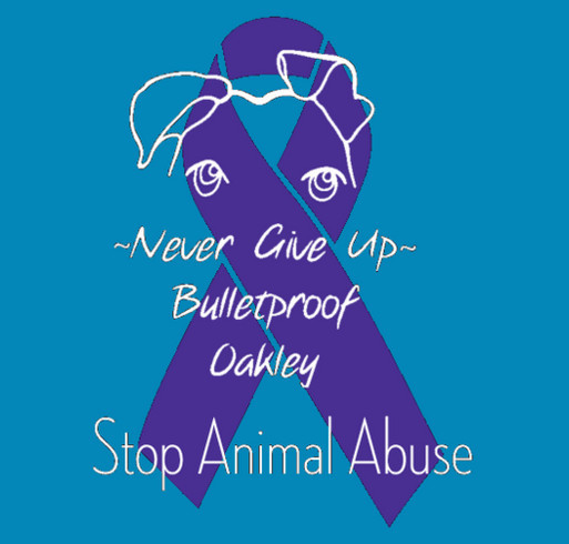 STOP ANIMAL ABUSE shirt design - zoomed