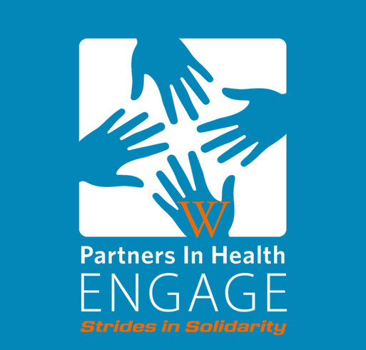 Wellesley Partners in Health Engage: Strides in Solidarity shirt design - zoomed
