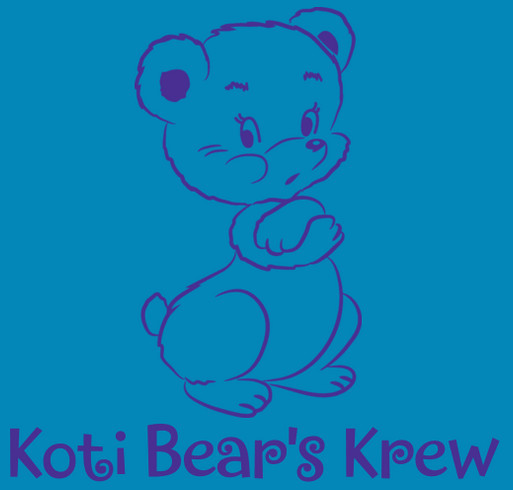 Koti Bear's Krew shirt design - zoomed