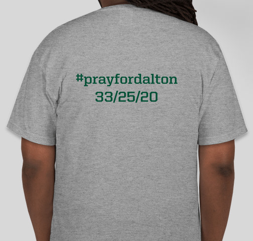 Team Dalton ~ The Fight Continues Fundraiser - unisex shirt design - back