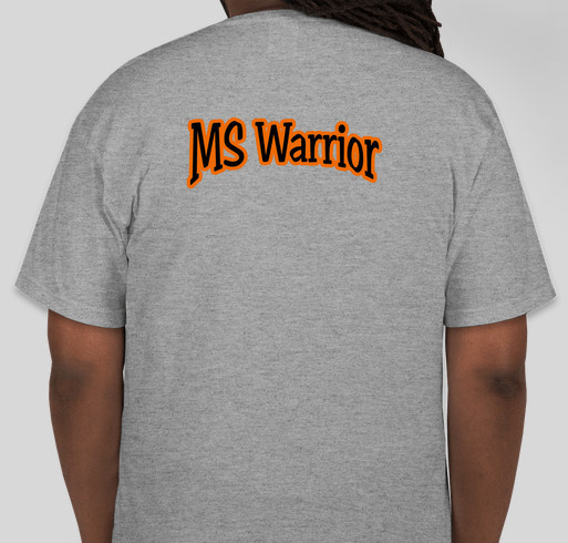 Becky's MS walk 2015 Fundraiser - unisex shirt design - back