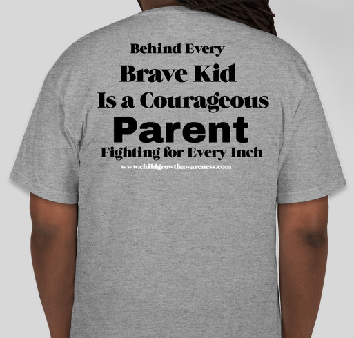 #ChildGrowthAwareness Day tshirt fundraiser Fundraiser - unisex shirt design - back