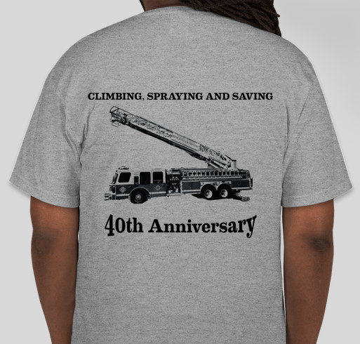 40th Anniversary Fundraiser - unisex shirt design - back