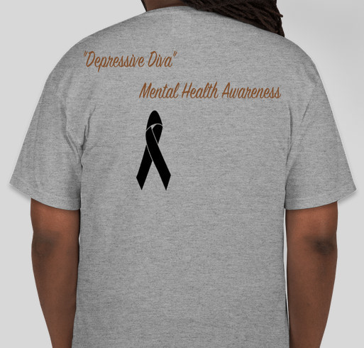 Blackgirldown "We Don't Look Like We Hurt" Fundraiser - unisex shirt design - back