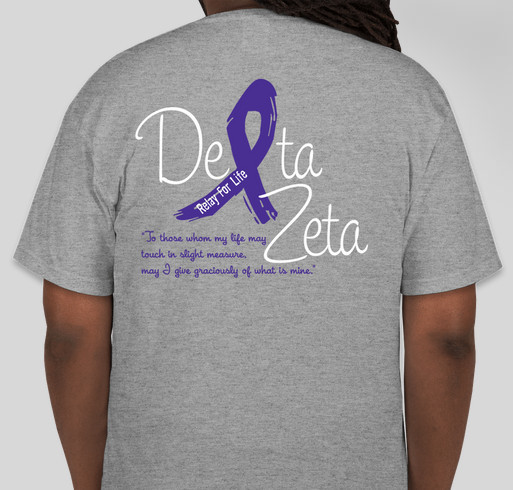 Charleston Area Alumnae Chapter of Delta Zeta Fundraiser - unisex shirt design - back