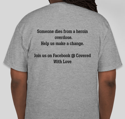 Covered With Love Fundraiser - unisex shirt design - back
