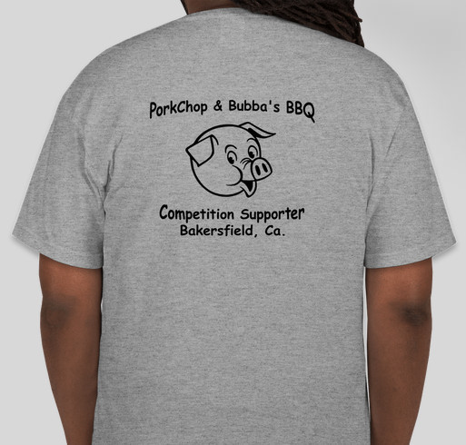 PorkChop & Bubba's BBQ Team Fundraiser - unisex shirt design - back