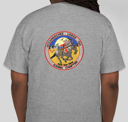 Kiowa Chapter T-Shirts Fundraiser - unisex shirt design - back