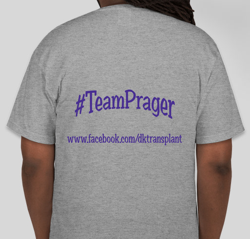 Team Prager Fundraiser - unisex shirt design - back