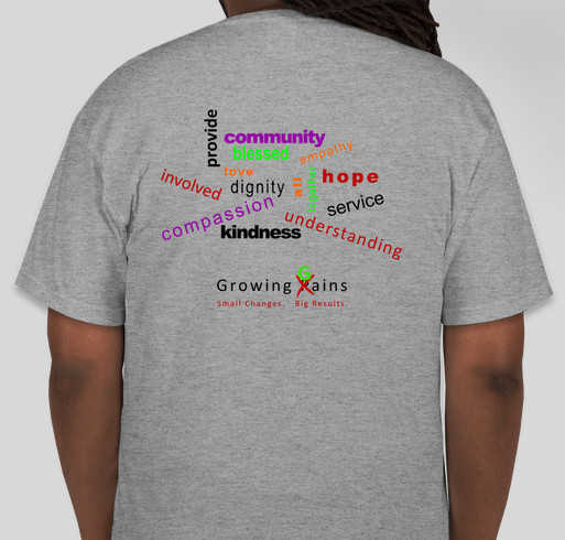 Help Break the Cycle of Poverty! Fundraiser - unisex shirt design - back