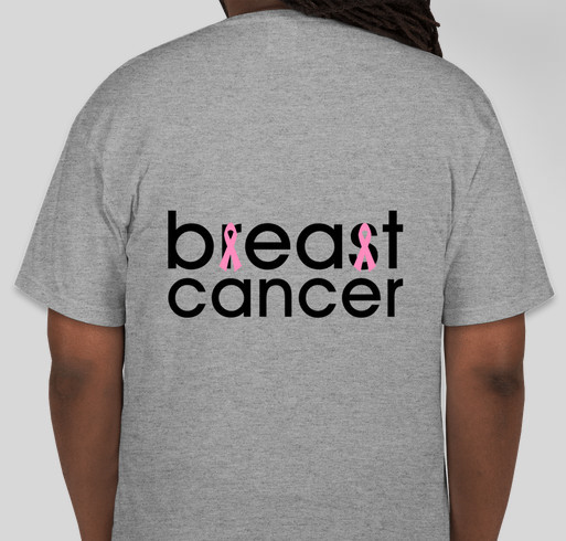 Breathe, Believe and Battle Fundraiser - unisex shirt design - back