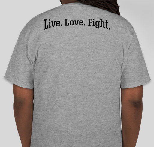Fighting Aganist Cancer Fundraiser - unisex shirt design - back