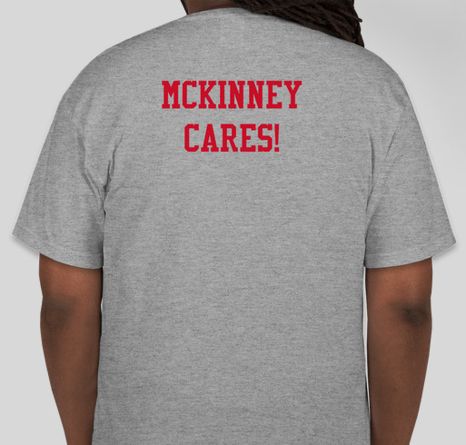 McKinney ISD Eighth-Grade US History Hometown Heroes Project Fundraiser - unisex shirt design - back