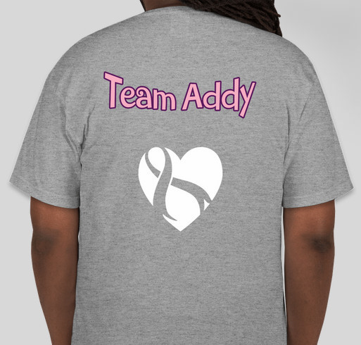 Addison Journey Fundraiser - unisex shirt design - back