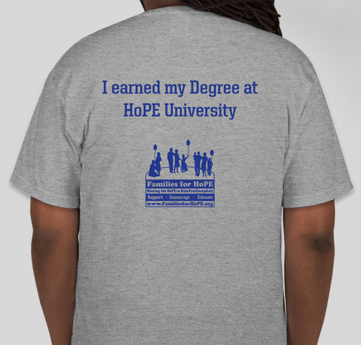 HoPE University Fundraiser - unisex shirt design - back