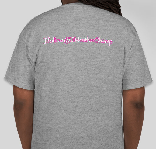 Rare Disease awareness! Fundraiser - unisex shirt design - back