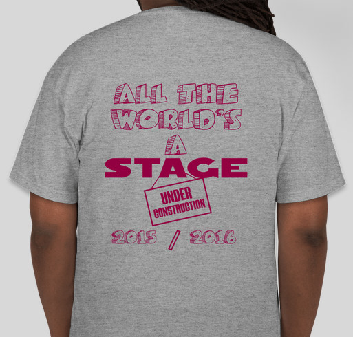 Clear Creek Theatre Department Fundraiser Fundraiser - unisex shirt design - back